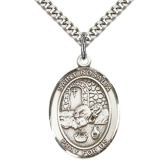 Other - Saint Rosalia Sterling Silver Medal